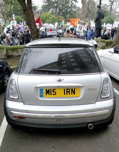 MI5 and Gaza Demonstration