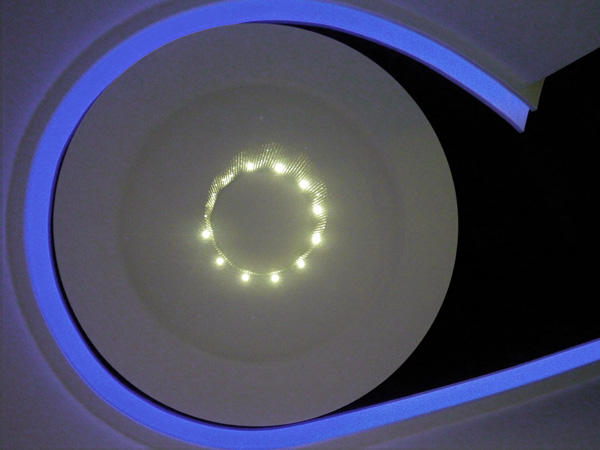 Curvy Blue Light