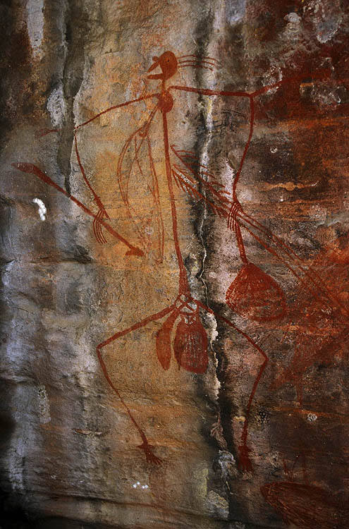 Rock art, Ubirr Rock, Kakadu NP