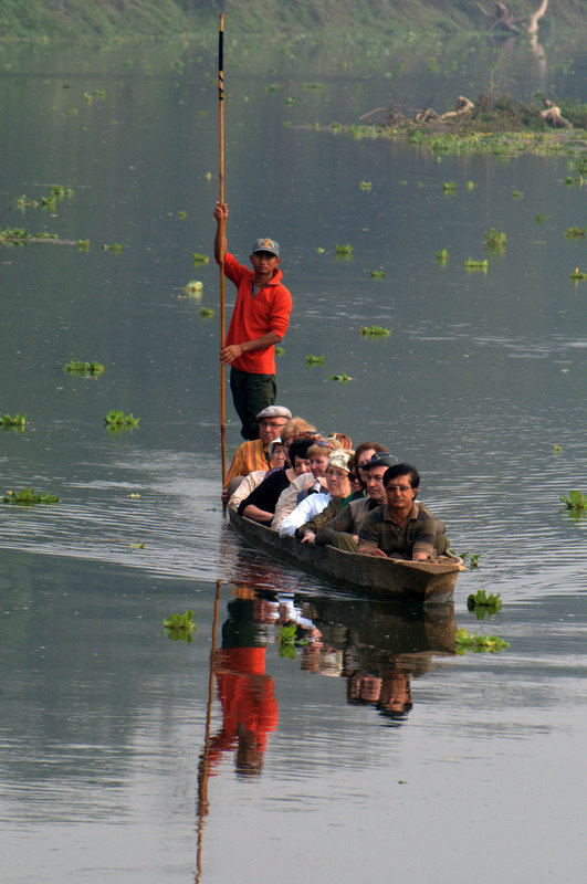Dugout canoe excursion, Chitwan