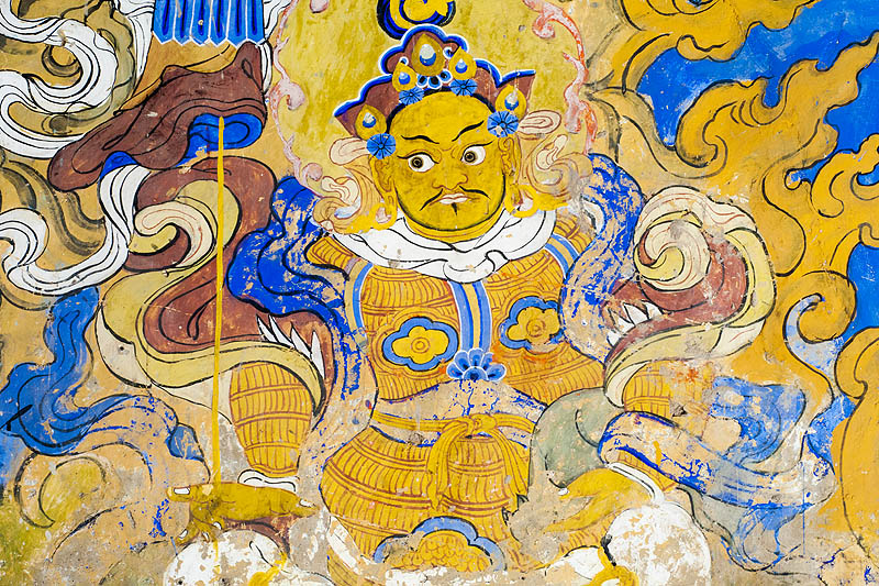 Frescoes at Thikse Monastery