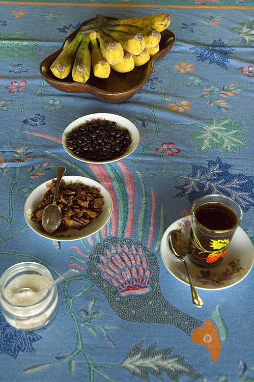 Javanese breakfast essentials