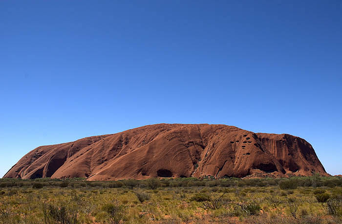 High noon, Uluru (Ayers Rock), Australia