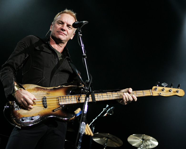 Sting gives me a look