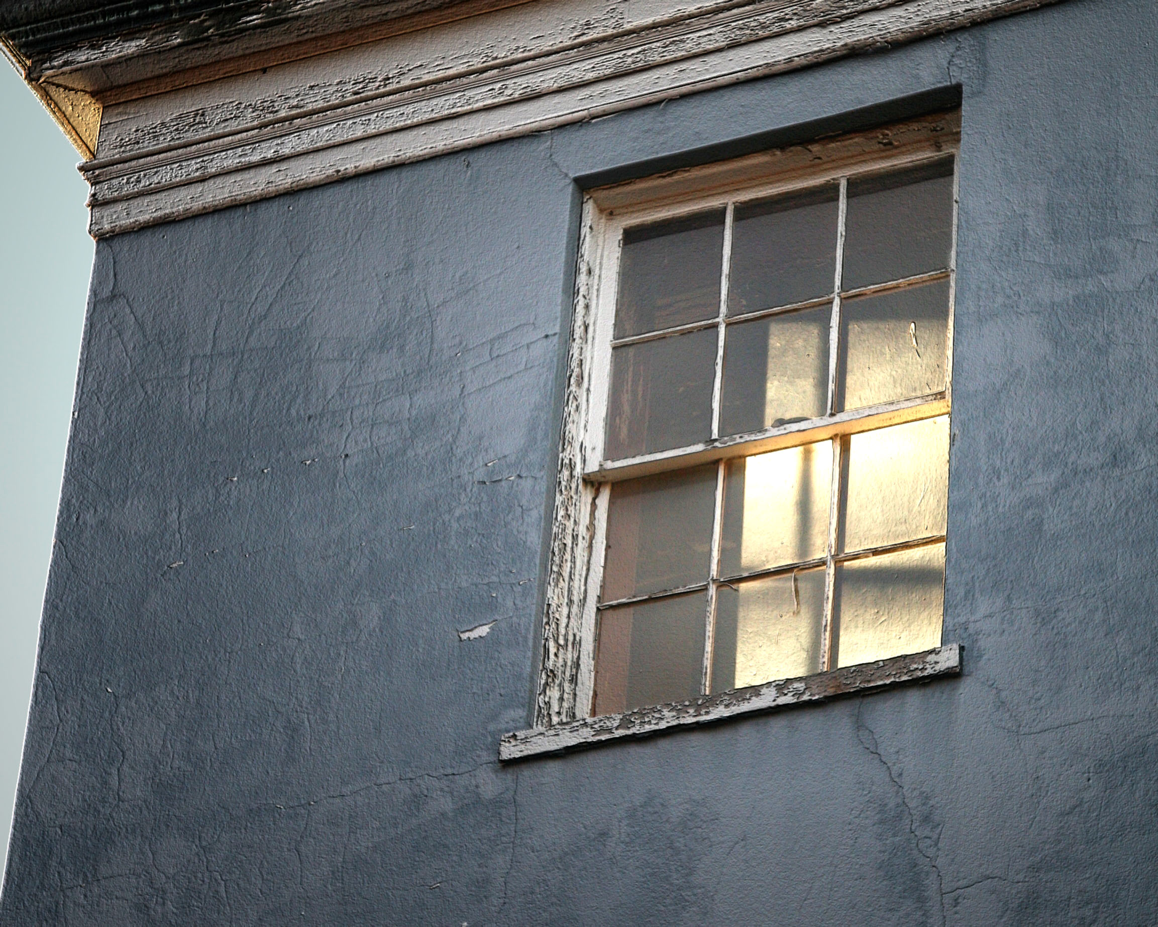 Corner window, Historic Taylor Hotel.