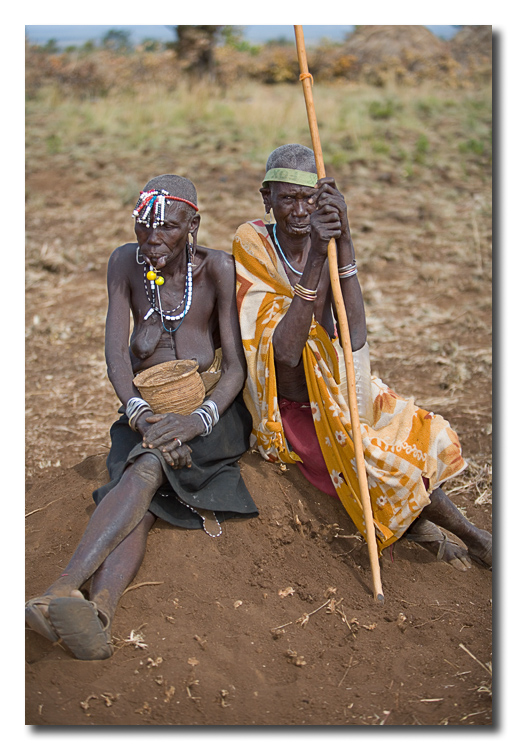 Ancianos Mursi  -  Mursi elder