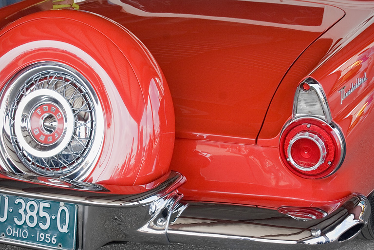56 T Bird Red w Continental Kit