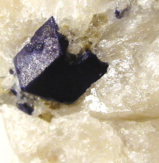 Afghan Lazurite showing rhomb dodecahedral form.