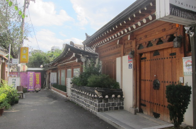 closed traditional tea house
