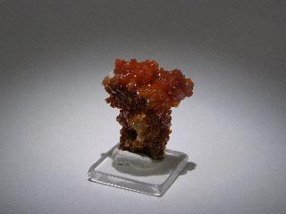3b. Vanadite and Barite, Acif Mine, Mibladen, Morocco.