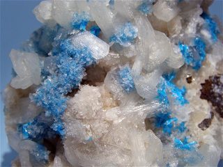35b. Cavansite crystals