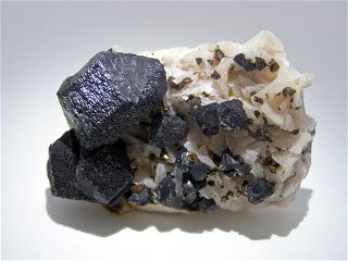 10b. Sphalerite xls. on Dolomite. Pincher, Oklahoma.
