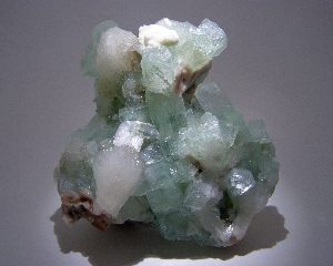 34. Green Apophyllite. Beautiful specimen (India) from miner1640 on ebay.