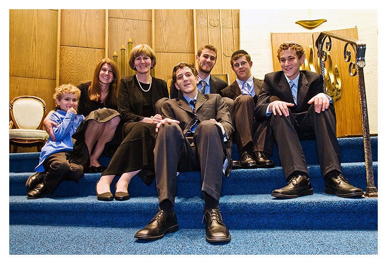 A Family Photo on the Steps