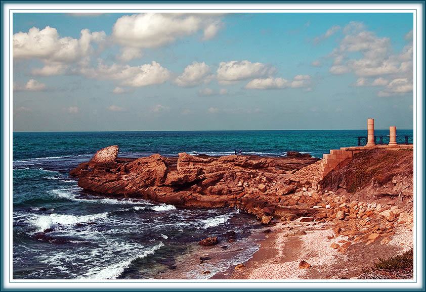 Fading Ruins at Caesarea, Israel