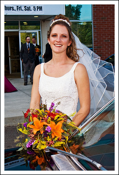 The Bride and Her Flowers