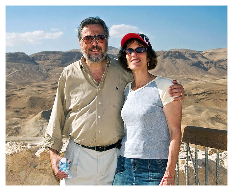 Mark and Phyllis on the Top of Masada