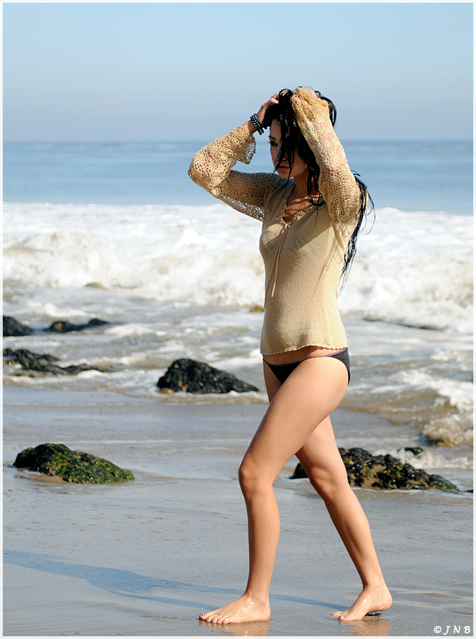 Beach, Bikini and Wet Hair