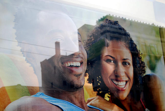 two smiling faces