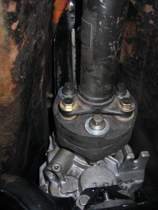 Double gwebo-first drive shaft set up