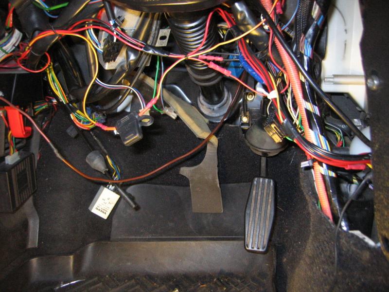 Wiring mess under the dash