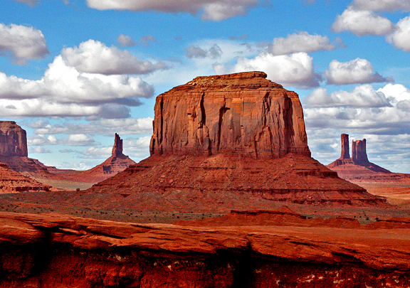 Merrick Butte from John Ford Point, Monument Valley, Navajo Tribal Park, UT/AZ