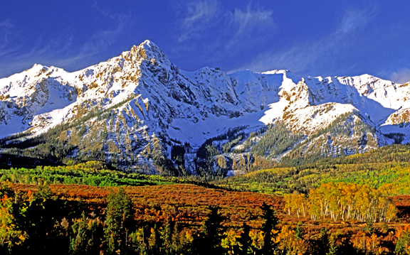 Horn, cirques, and aretes, San Juan Mountains, CO