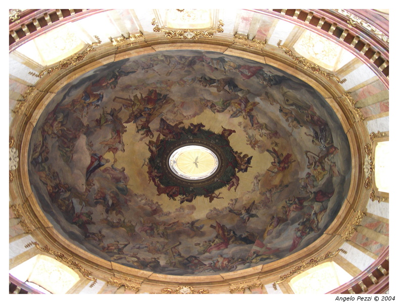 Fresco of cupola in Saint Peters Church