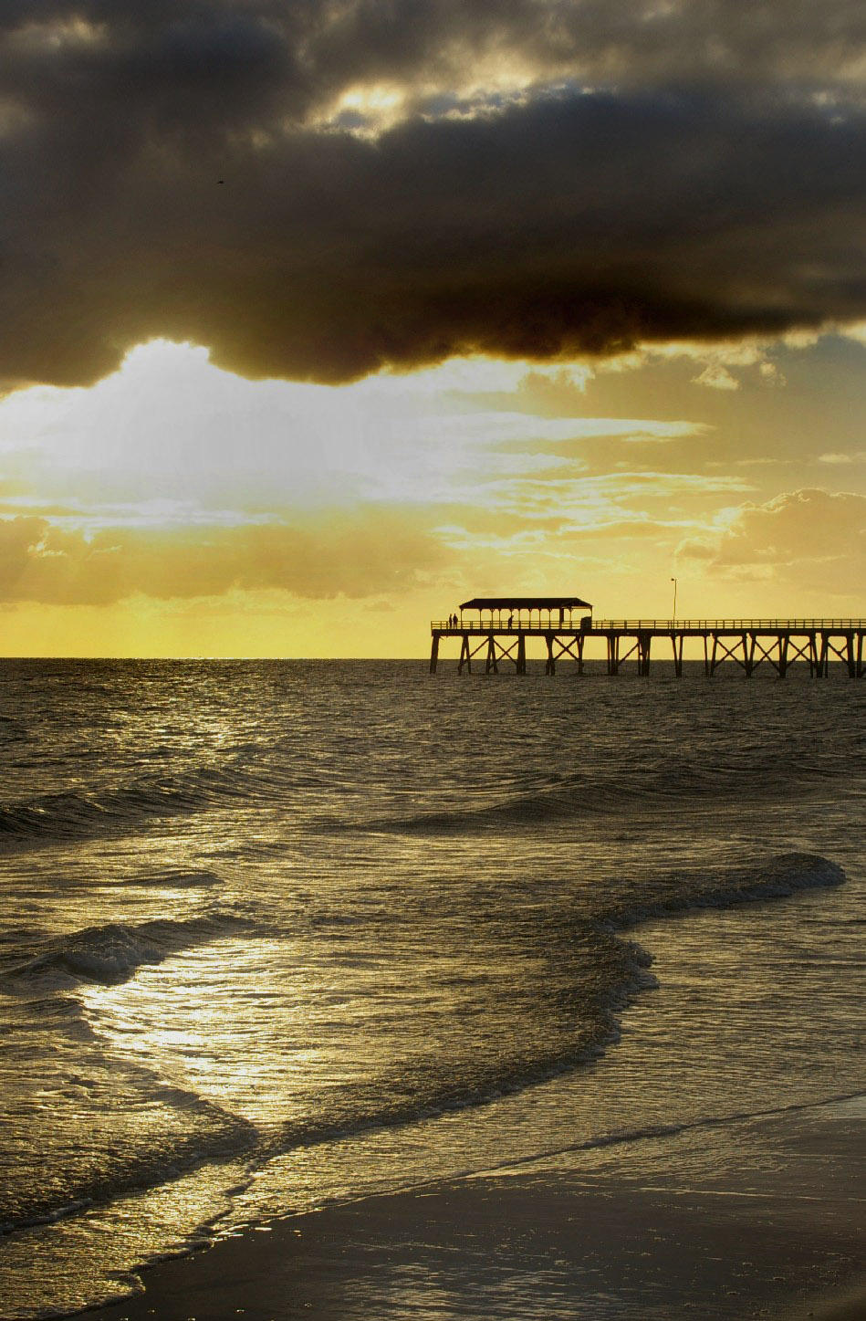 Grange Jetty At Sunset.