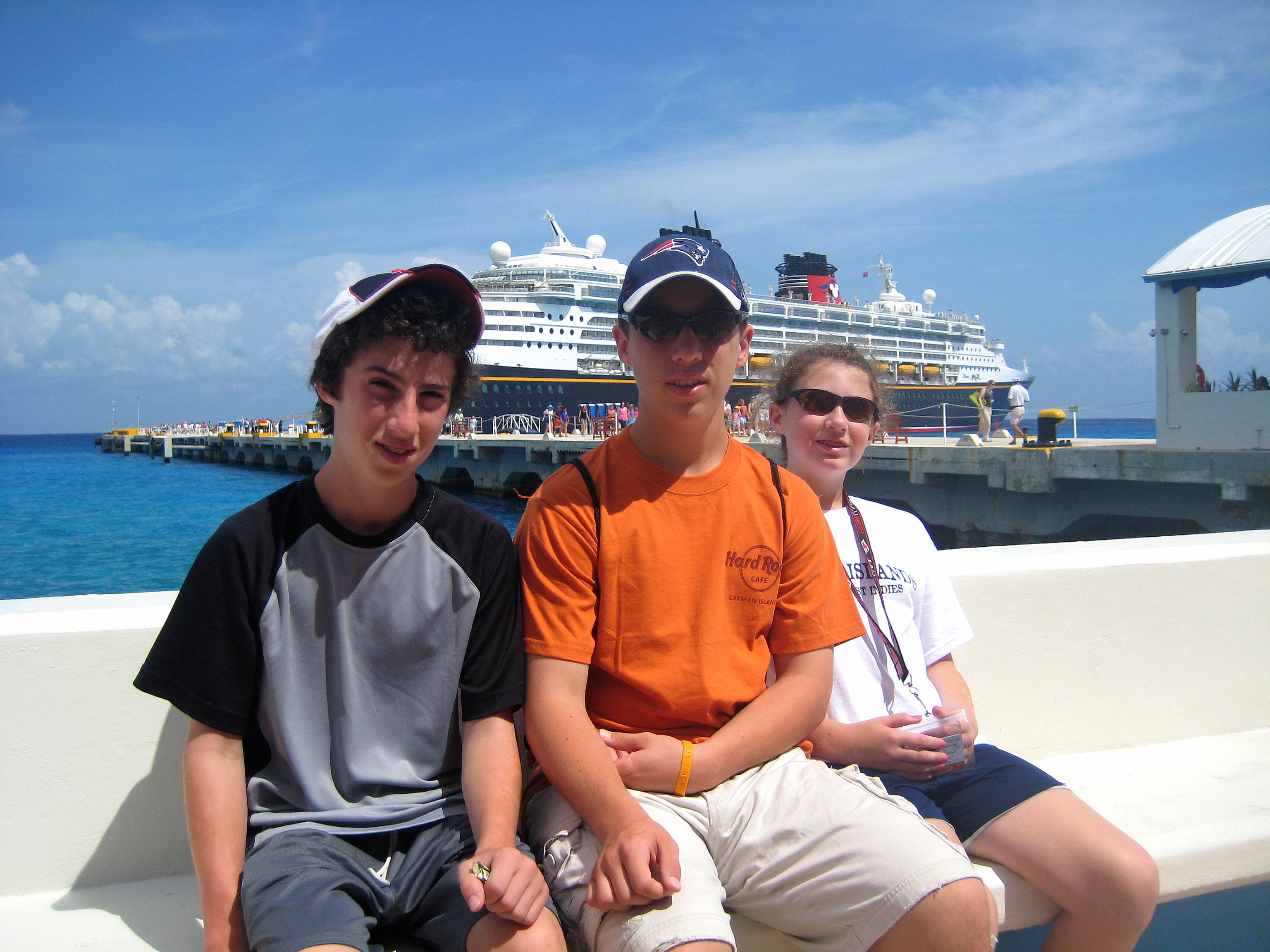 Matt, Eric, and Christina in Cozumel, Mexico