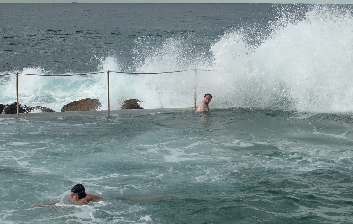 Grant being waterlogged