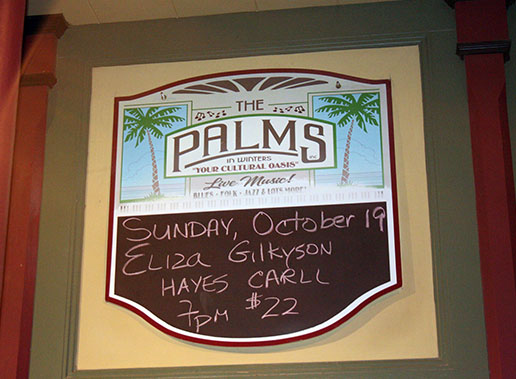 Eliza Gilkyson, along with Nina Gerber and opening act Hayes Carll, Oct. 19, 2008