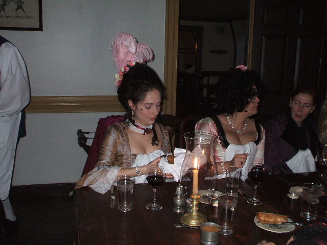 Our 18th C dinner @ Kings Arms - Leia
