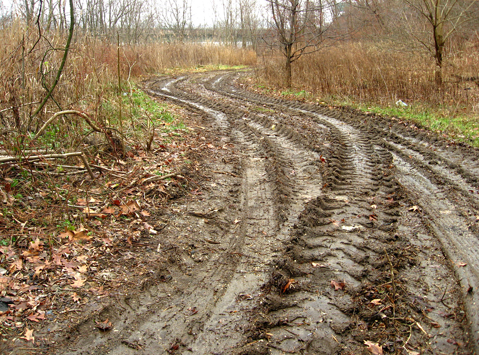 Work on the railroad by Norfolk  Southern has made a mess on the Connelly plot.