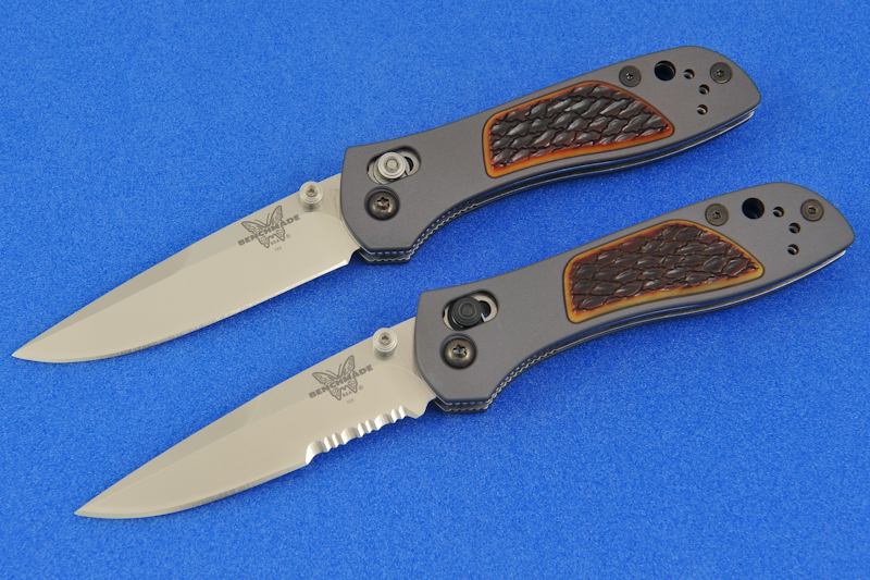 Benchmade 705-03 + 705S-03 front.