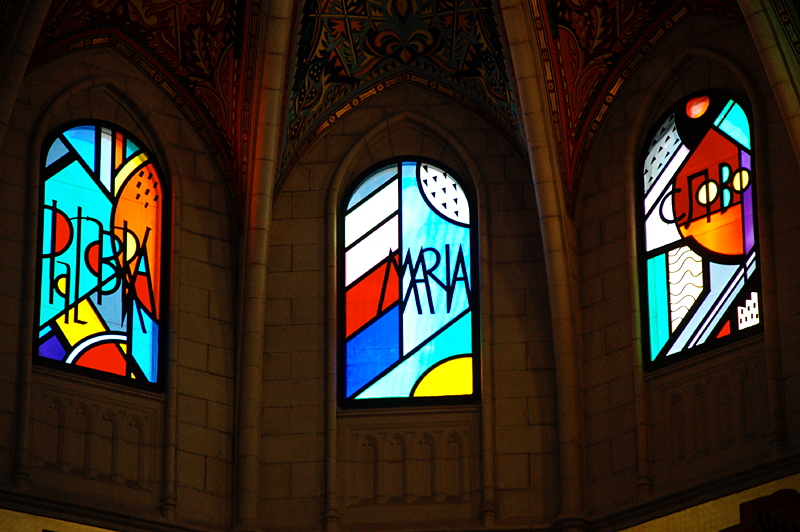 Madrid stained glass