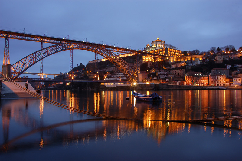 Dom Luis Bridge night shot