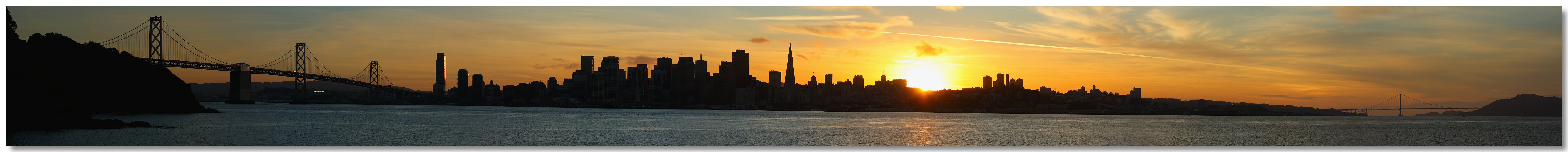 BayBridge to the Golden Gate Bridge