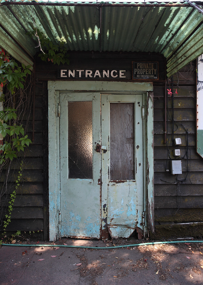 Entrance to pool house