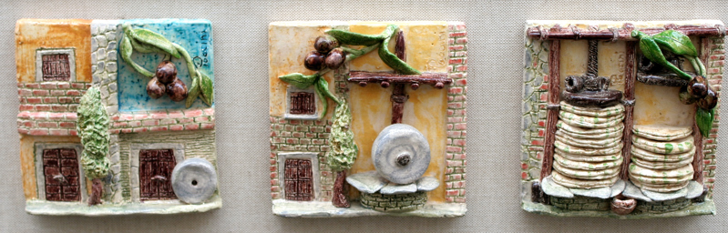 Tuscan ceramic artwork