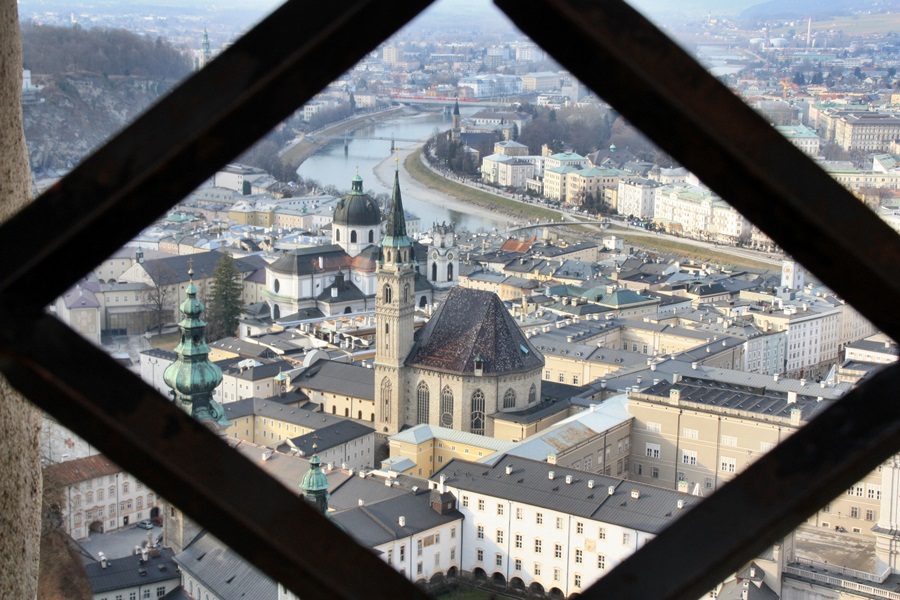 Vista de Salzburg desde la Hohensalzburg