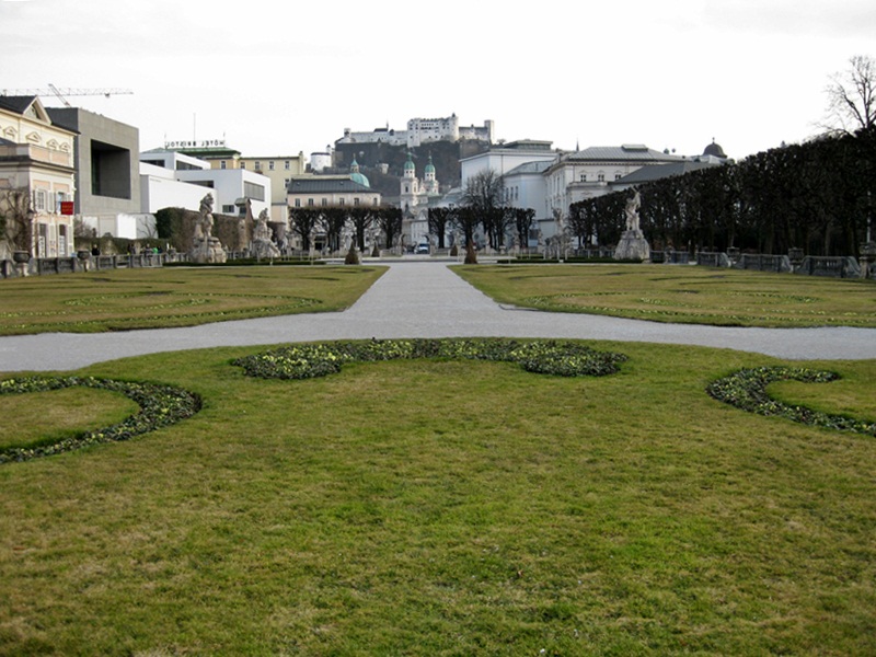 Vista desde los Jardines Mirabell