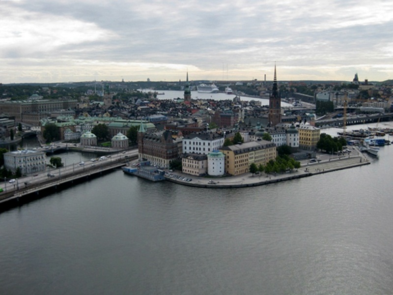 Gamla Stan (Old town) from the Town Hall Tower