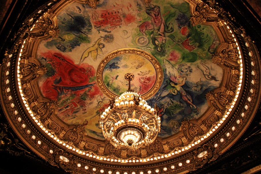 Opera-Palais Garnier.The Chandelier