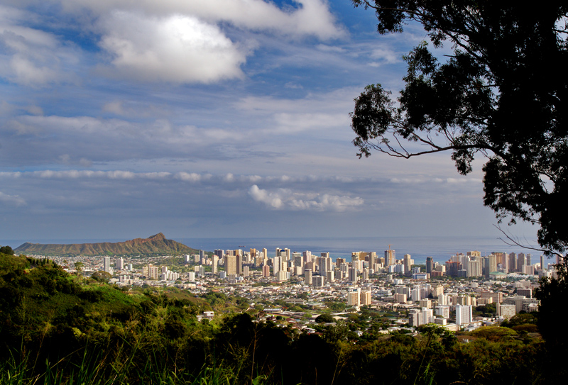 Honolulu and Diamond Head