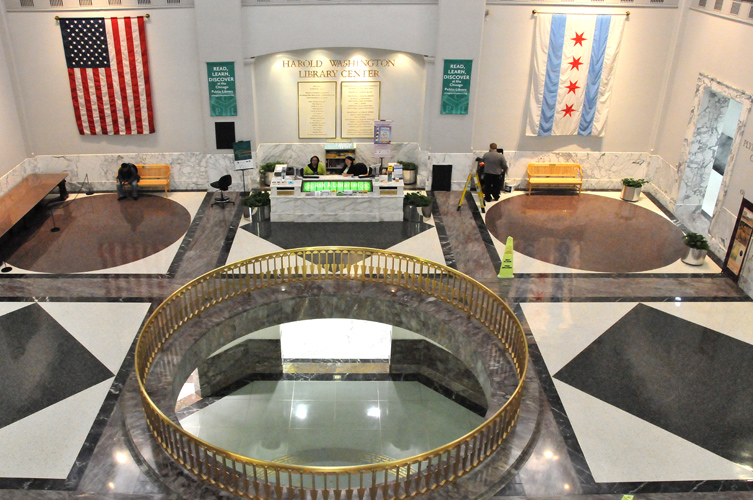 Inside Chicago Public Library