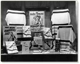 HBC store window promoting Hudson's Bay movie - HBC - 1941