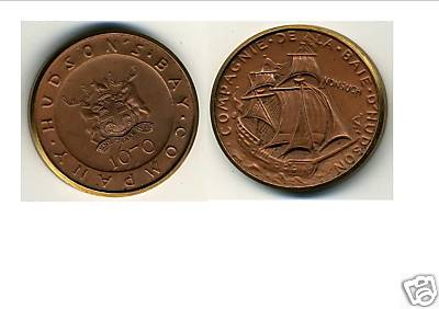 NONSUCH sail boat medallion - HBC -1970