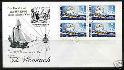 NONSUCH sail boat 1st day cover - 1968
