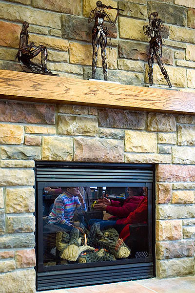 Fireplace Reflections  ~  November 6 [5]